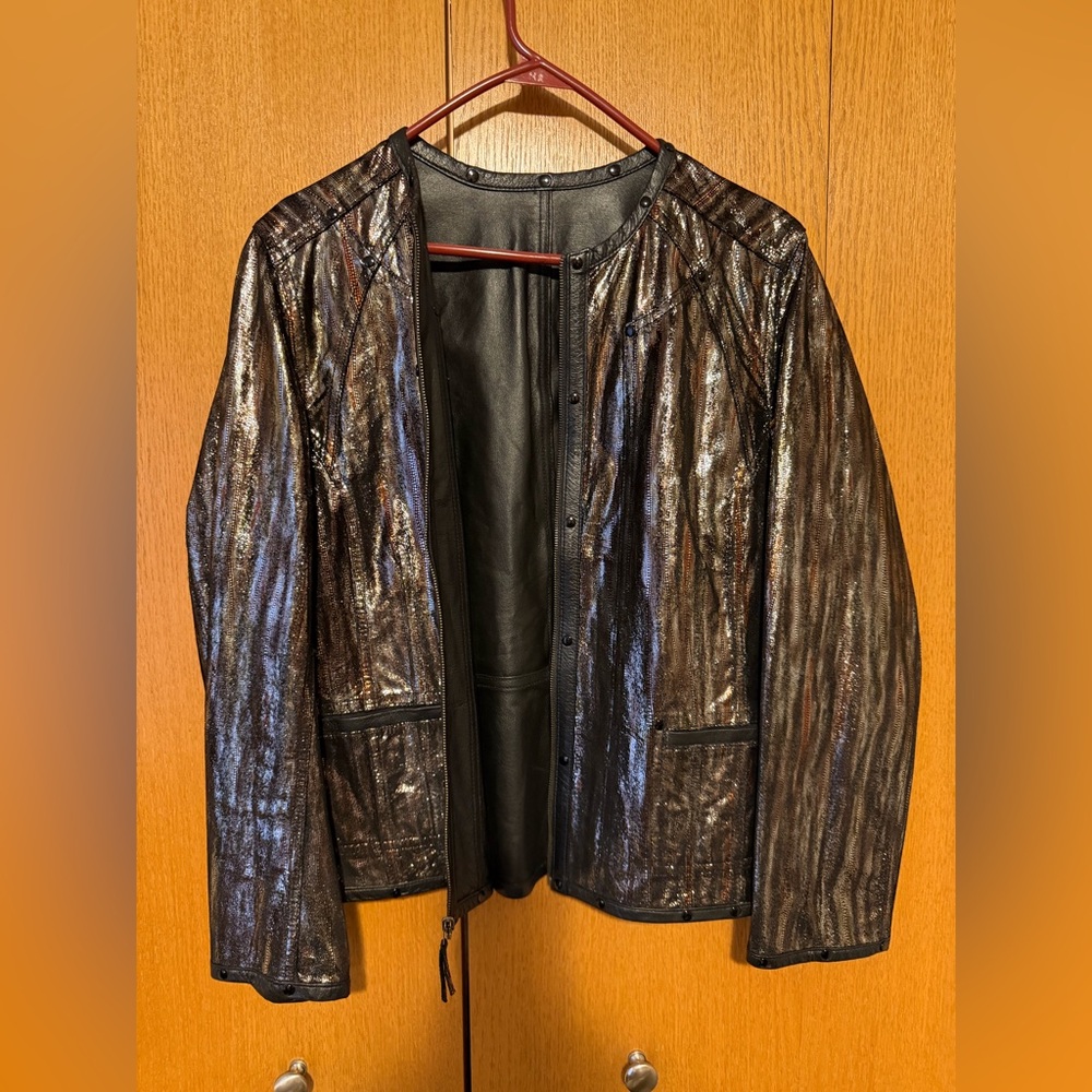 Metallic reversible  Women's Jacket